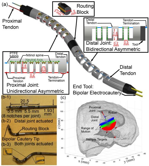 Figure — Modeling and Control of a 2-DoF Meso-scale Continuum Robotic Tool for Pediatric Neurosurgery